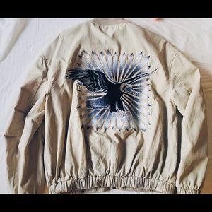 H&M Eagle Embroidered Jacket
